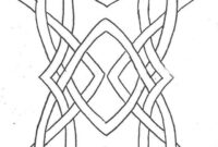 celtic knot coloring page