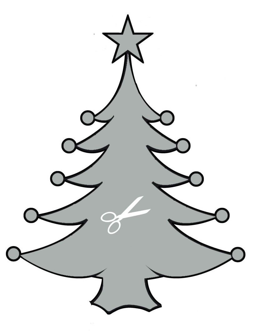 Activités manuelles pochoirs de noël pour la décoration des fenêtres