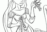 rapunzel coloring sheet rapunzel coloring sheet