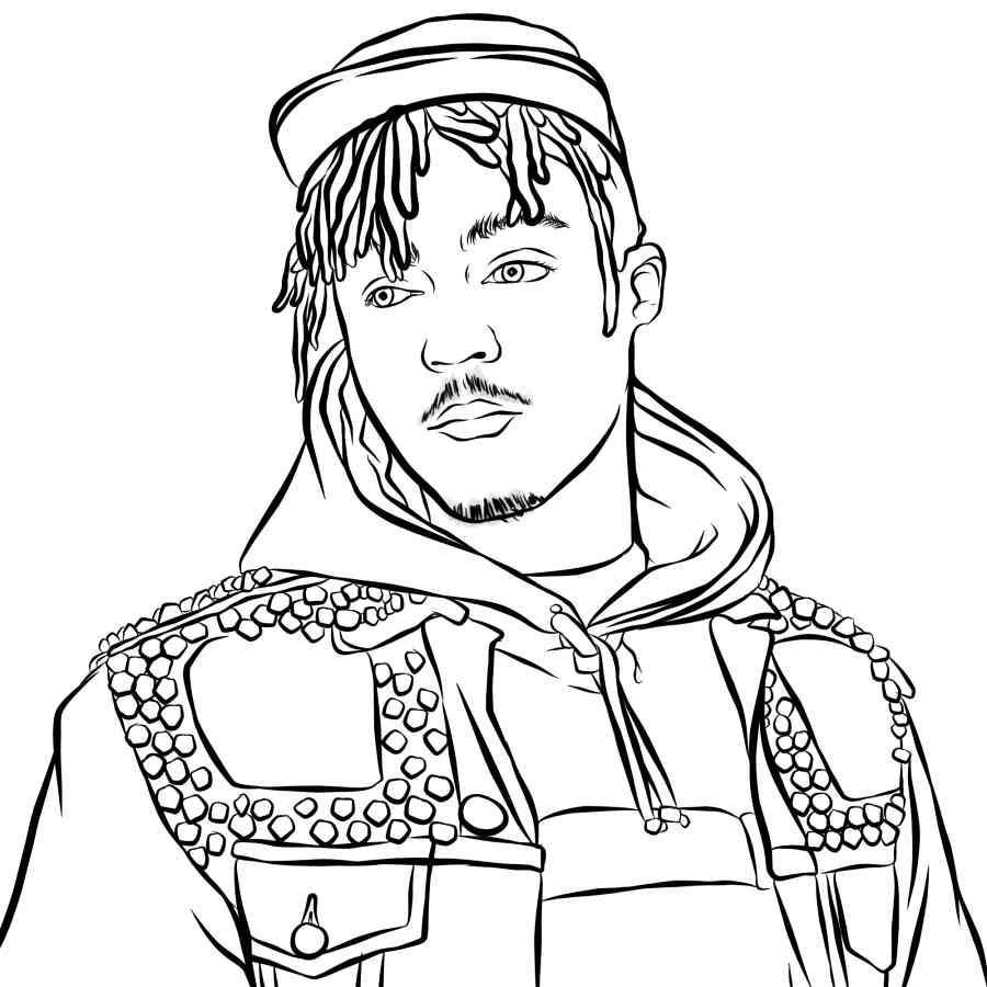 Nle Choppa Drawing - Nle Choppa Poster 8x10 To 24x36 18x24 Amazon Ca