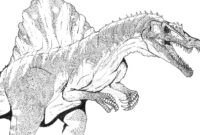 spinosaurus coloring pages
