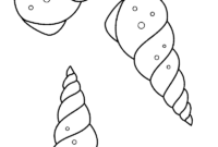 shells coloring pages shells coloring pages