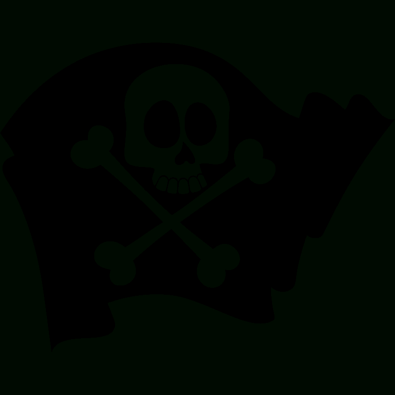 Sticker Pirate Drapeau Avec La Tête De Mort – Stickers avec Fabriquer