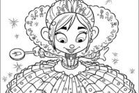 ralph and vanellope coloring pages