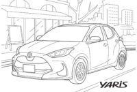 toyota coloring page toyota coloring page