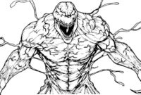 venom among us coloring pages