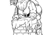 summer santa coloring page summer santa coloring page