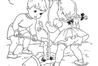 arbor day coloring pages