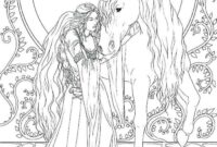 unicorn and fairy coloring pages unicorn and fairy coloring pages
