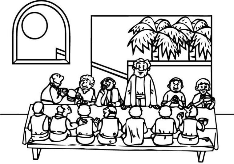 lord’s supper coloring pages