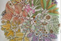 coloriage mandala jardin