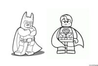 batman and superman coloring pages