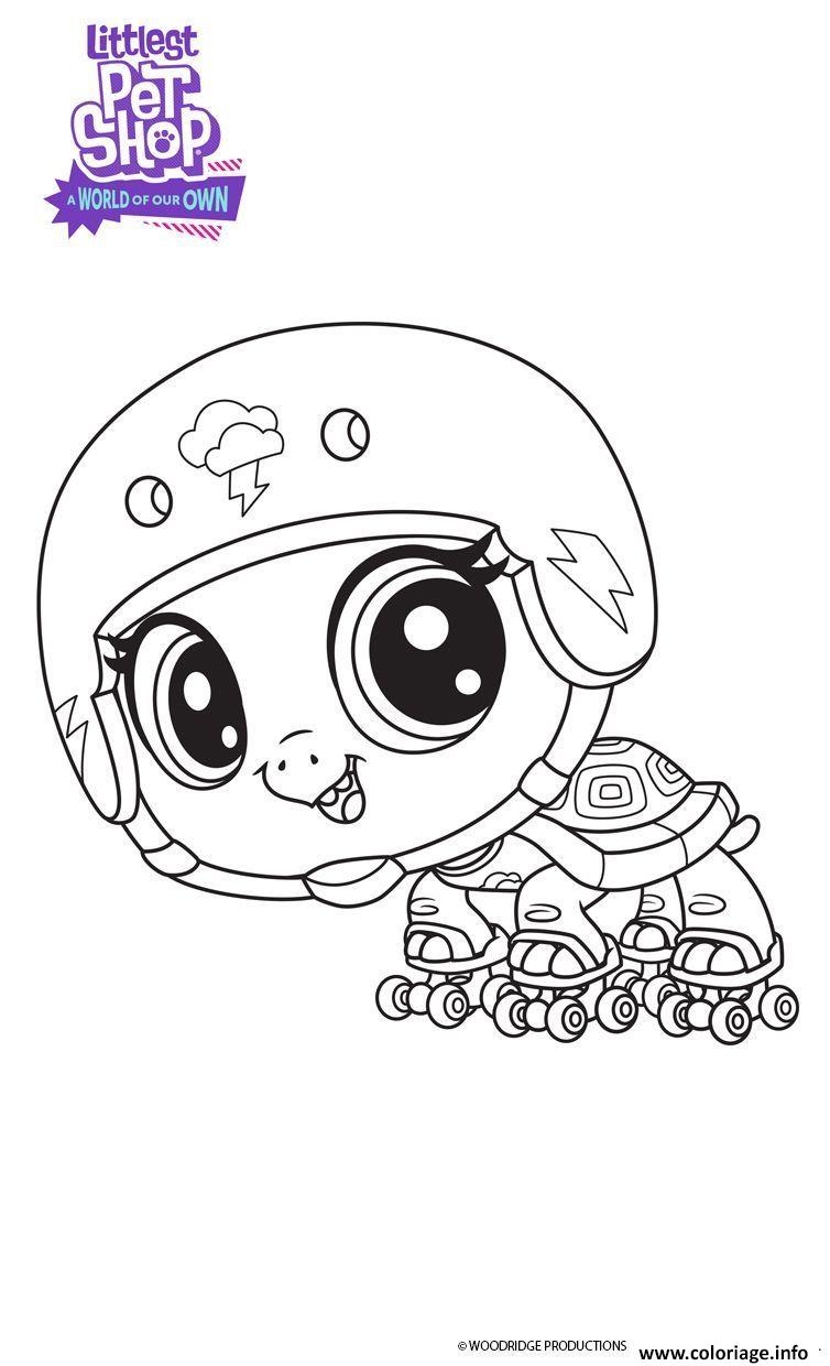 Coloriage Bev Littlest Pet Shop Dessin Gulli à imprimer