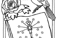 indiana coloring page