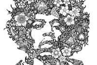 jimi hendrix coloring page