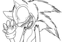 sonic exe coloring pages fnf