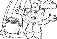leprechaun face coloring page leprechaun face coloring page