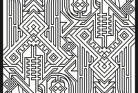 trippy abstract coloring pages