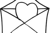 envelope coloring page envelope coloring page