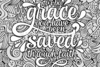grace coloring pages