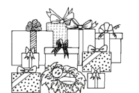 gift coloring pages gift coloring pages