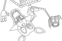 mangle coloring pages