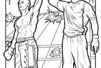 boxing coloring pages boxing coloring pages