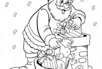 santa stuck in chimney coloring page santa stuck in chimney coloring page