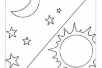 night and day coloring page night and day coloring page