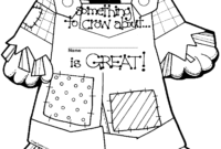 free printable scarecrow coloring page