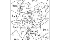 coloriage magique table de multiplication 6 7 8 9