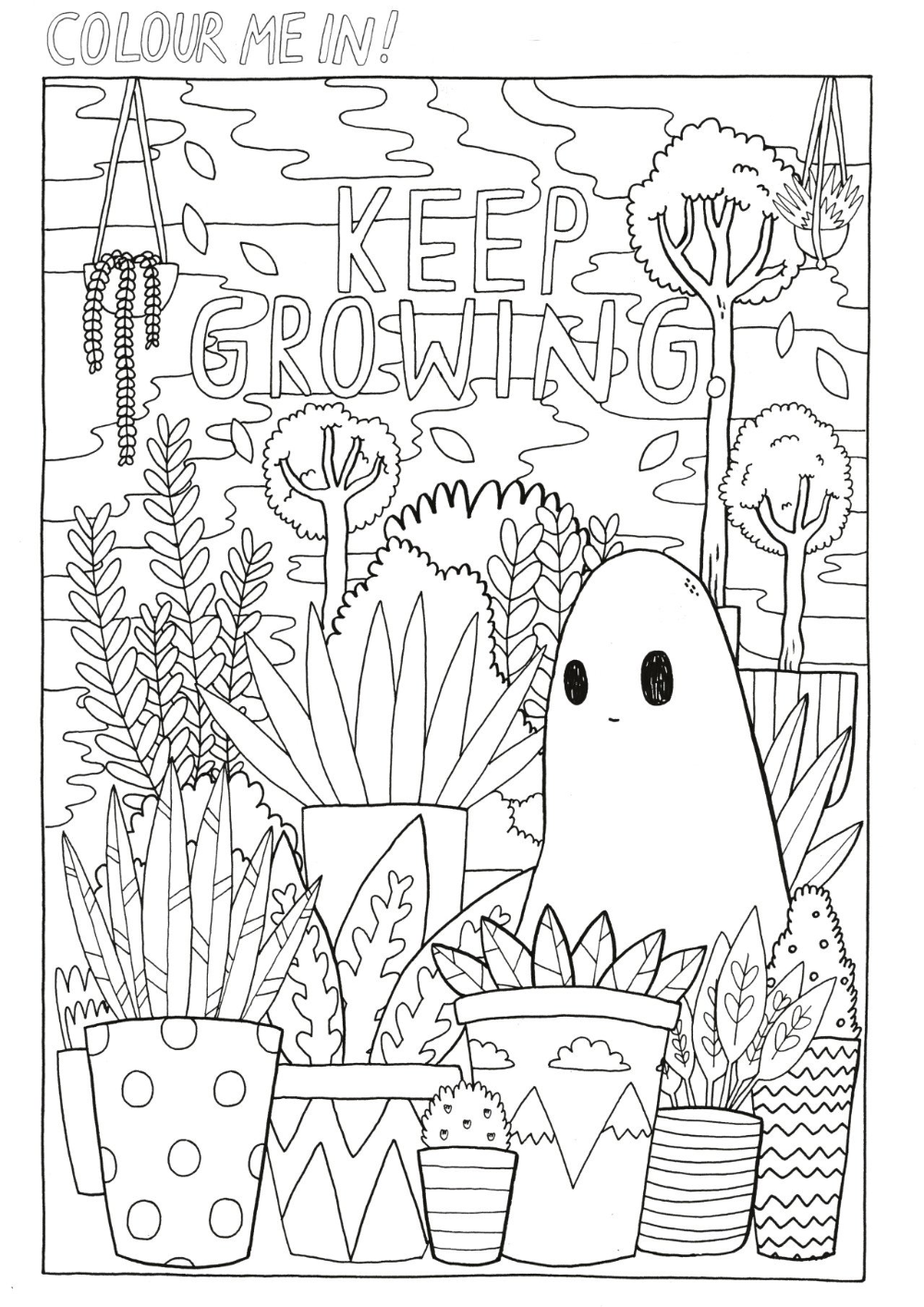 Aesthetic Coloring Pages Printable