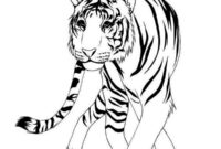 chinese new year tiger coloring pages
