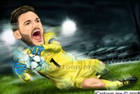 dessin hugo lloris