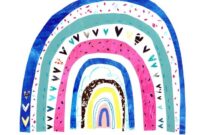 print rainbow print rainbow