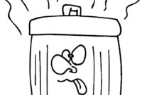 trash coloring pages trash coloring pages