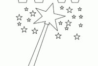 wand coloring page