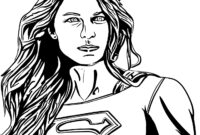 superwoman coloring page