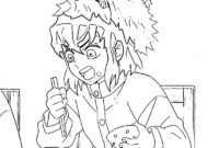 inosuke coloring pages