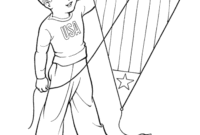 coloring page of a kite