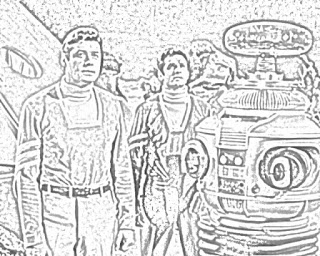 The Holiday Site: Coloring Pages of Classic "Lost in Space"