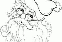 santa claus color sheets