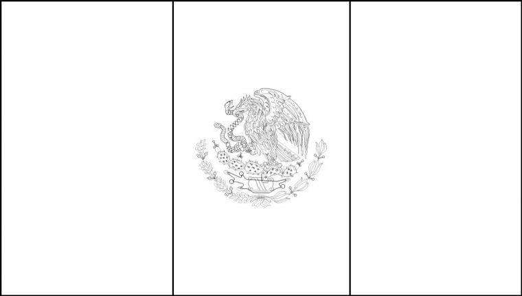 mexican flag coloring pages