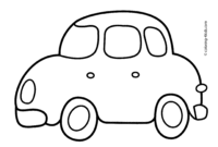 car coloring pages printable for free