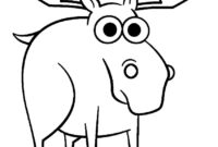 moose coloring pages