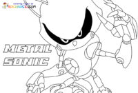 metal sonic coloring pages metal sonic coloring pages