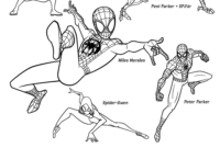 spider man miles coloring pages