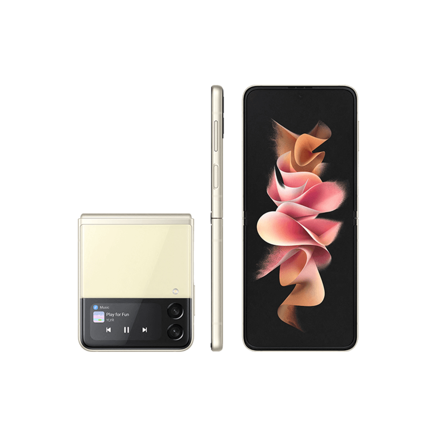 Samsung Galaxy Z Flip3 5G Cream 6.7" 256GB 5G Unlocked & SIM Free