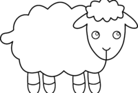 sheep coloring page free sheep coloring page free