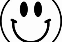 smiley face printable coloring pages